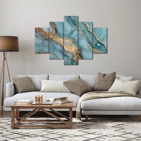 Obraz - Tyrkysový mramor (150x105 cm)