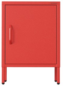 Nočný stolík MIA, 424 x 595 x 400 mm, Modern: červená farba