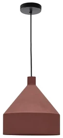 Závesné svietidlo v terakotovej farbe s kovovým tienidlom ø 30 cm Peralta – Kave Home