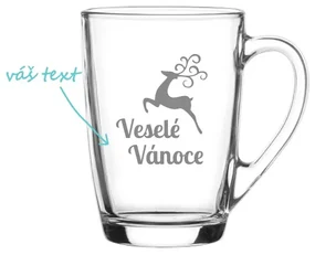 Vianočný hrnček ALA s jeleňom a prianím