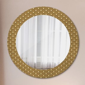Okrúhle ozdobné zrkadlo Deco vintage fi 60 cm