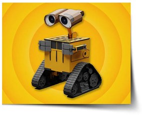 Sablio Plagát Wall-E robot Žltý - 60x40 cm