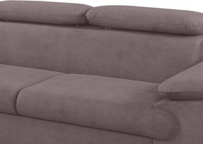 Rohová sedacia súprava Scala, staroružová látka,ľavý roh
