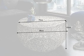 Konferenčný stolík Leaf silver 80cm