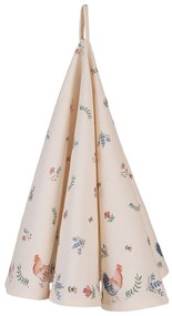 Guľatá utierka Chicken and Rooster - Ø 80 cm