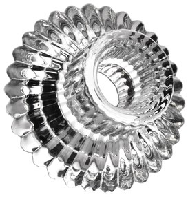 Skleněný svícen PATRICIA 8x6 cm čirý