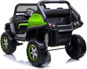 LEAN CARS Batériové vozidlo Mercedes Unimog Green