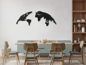 drevko Minimalistická nálepka na stenu Zem Rozmer obrazu: 26,5 x 68,5 cm, Farba dekorácie: Čierna