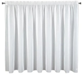 Biela voálová záclona na páske LUCIA 400x150 cm