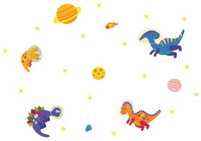 Detské samolepky na stenu Ambiance Dinosaurs