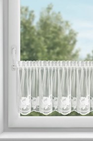 ZÁCLONA NA PÁSKE LETI 150X40 CM KVETY