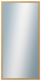 DANTIK - Zrkadlo v rámu, rozmer s rámom 50x100 cm z lišty KASSETTE prírodná lakovaná (2879)