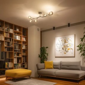 Brilagi - LED Prisadený luster MISTEL 6xG9/3W/230V lesklý chróm/dymová