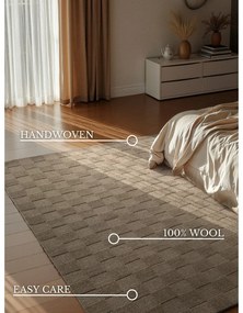 Béžový ručne tkaný vlnený koberec 120x170 cm Scala – Villeroy&amp;Boch