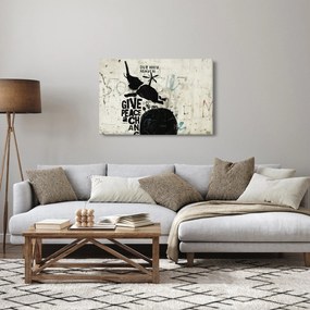 Obraz - Slon nad zemou (90x60 cm)