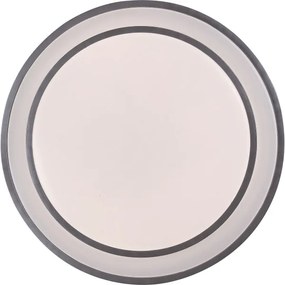 Rabalux 2131 - LED stmievateľné stropné svietidlo LUPITA LED/40W/230V strieborné + diaľkové ovládanie