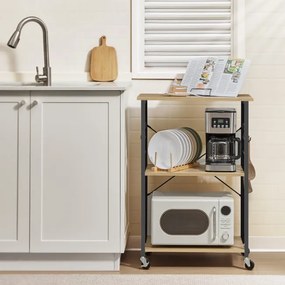 Pojazdný regál KKS060B88 dub artisan