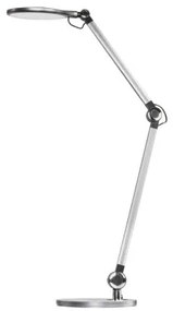 Stolná LED lampa Karen s bezdrôtovým nabíjaním čierna