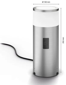 Philips - LED RGBW Stmievateľná vonkajšia lampa CALLA Hue LED/8W/230V IP44