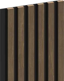 Mexen Lam-B, akustické stenové lamely 275 × 30 cm, HDF doska 4 mm, technická dyha, orech kakaový, S100-275307-3015-018