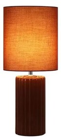 Searchlight EU22353OR - Stolová lampa GROOVE 1xE14/60W/230V bordová