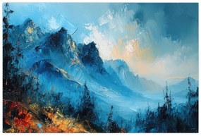 Obraz - Maľba hôr (90x60 cm)