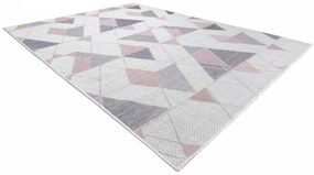 Koberec SIZAL SION Geometric 3006 ecru/rúž