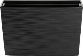 Plastový květináč Bloom Riflo 36,2x56,1 cm černý