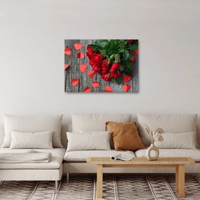 Obraz - kytica ruží (70x50 cm)
