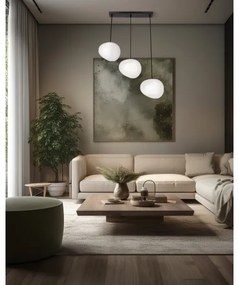 Luster na lanku STONES 3xE27/40W/230V