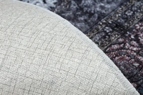 Koberec MIRO 51600.810 Rozeta s rámom, protišmykový, prateľný, hrdzavo-modrá