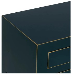 Modrý konzolový stolík 26x85 cm Diana – Ixia