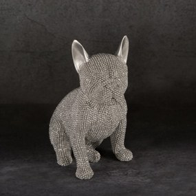 DEKORAČNÁ SOŠKA ELDO 13X9X17 CM STRIEBORNÁ