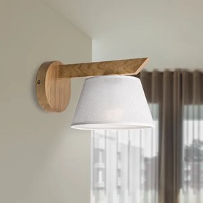 Brilagi - LED  Nástenné svietidlo ANTHONY 1xE14/40W/230V dub/biela