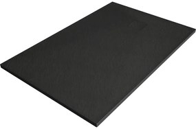 Mexen Bert, SMC obdĺžniková sprchová vanička 90 x 80 cm, čierna, 4K708090