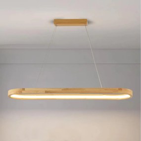 Brilagi - LED závesný luster na lankách UMEA WOOD LED/40W/230V 90x22 cm drevo