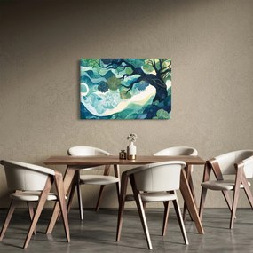 Obraz – Zelená koruna stromu života (90x60 cm)