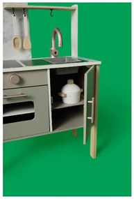 lupilu®  Detská drevená kuchynka/Drevený obchod (moderná kuchynka)  (100394361)