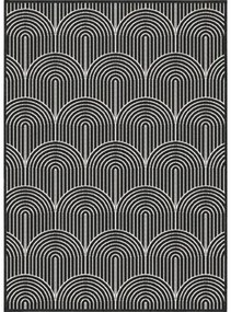Čierno-biely vonkajší koberec 160x230 cm Pangli Black – Hanse Home