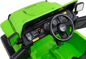 Ramiz Jeep Wrangler Rubicon LIFT elektrické autíčko pre deti zelené