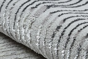 Koberec BLISS Z206AZ256 svetlosivý/sivý - Čiary, moderný, štrukturálny