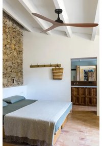 FARO 33447WT - Stropný ventilátor GOTLAND L hnedá/čierna pr. 132 cm WT + DO