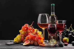 Fototapeta vínne zátišie s hroznom