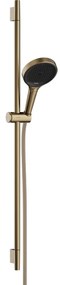 Hansgrohe Rainfinity - Sprchová sada 130 3jet s tyčou S Puro 90 cm, kartáčovaný bronz 28743140