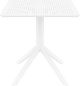SKY 70 záhradný stôl white