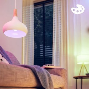 SADA 3x stmievateľných RGB LED žiaroviek Philips SMART A60 E27/8,8W/230V 2200-6500K