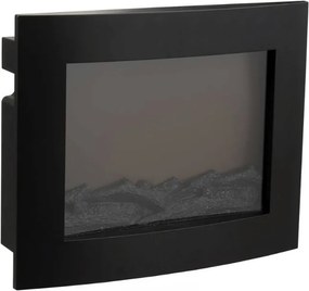 LED dekorácia moderný krb COZY WARM 40x50 cm, čierny