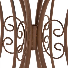 Kovový stôl GS13437402 - Hnedá antik