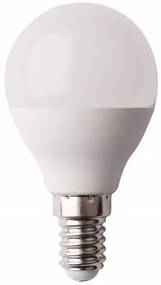 LED žiarovka E14, 6W, 6500K, 490lm, miniglobe