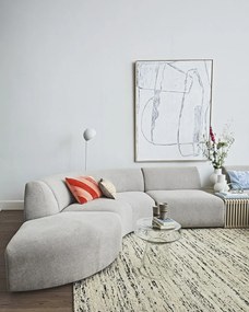 HK living Bavlnený vankúš Velvet Red/Pink 40 x 60 cm